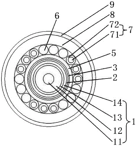 Seabed high-voltage power cable and manufacture method for same