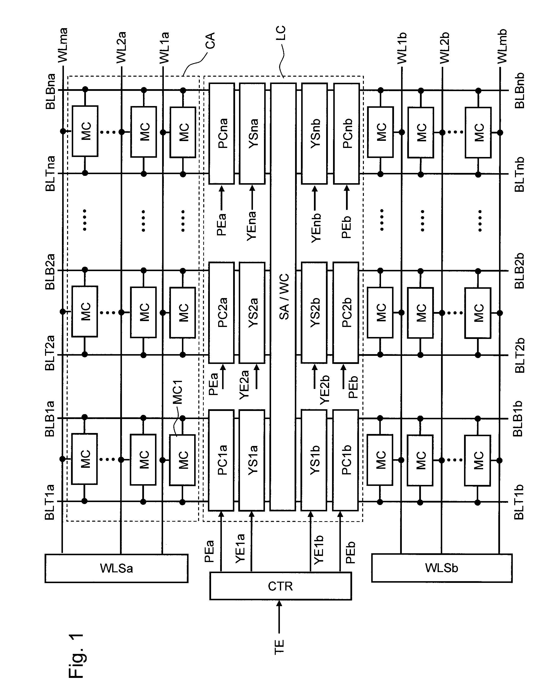 Semiconductor memory device and test method therefor