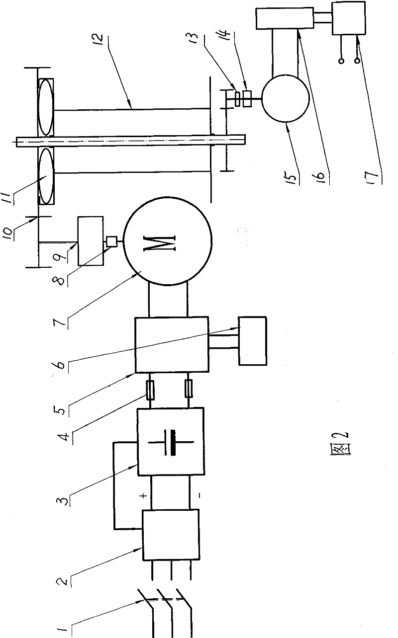 Tractor hoist with speed adjusted by super capacitance set storage type generator