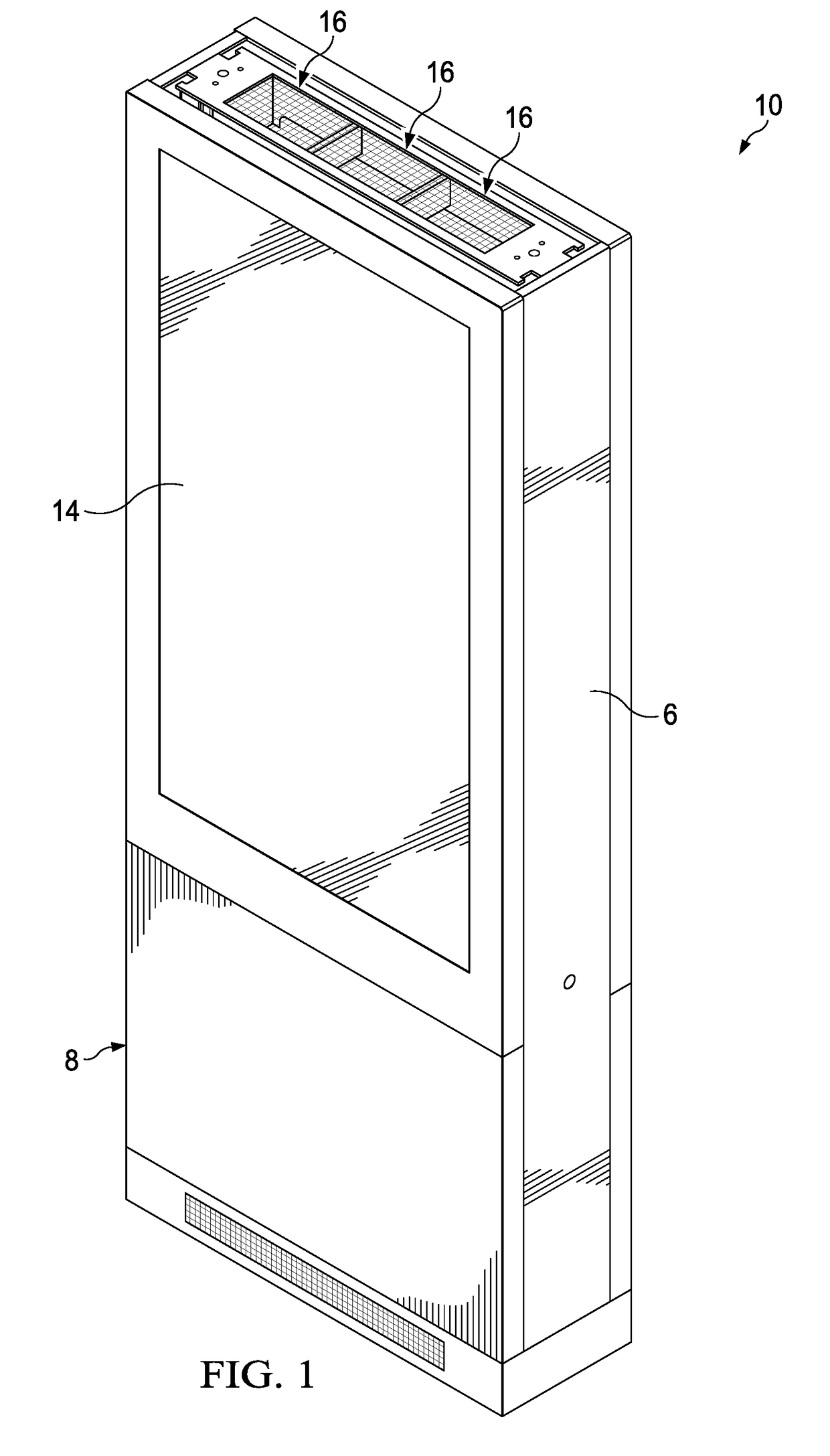 Field serviceable and replaceable display