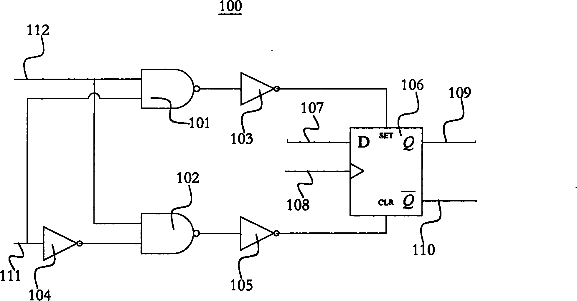 D-type flip-flop unit and frequency divider with the same
