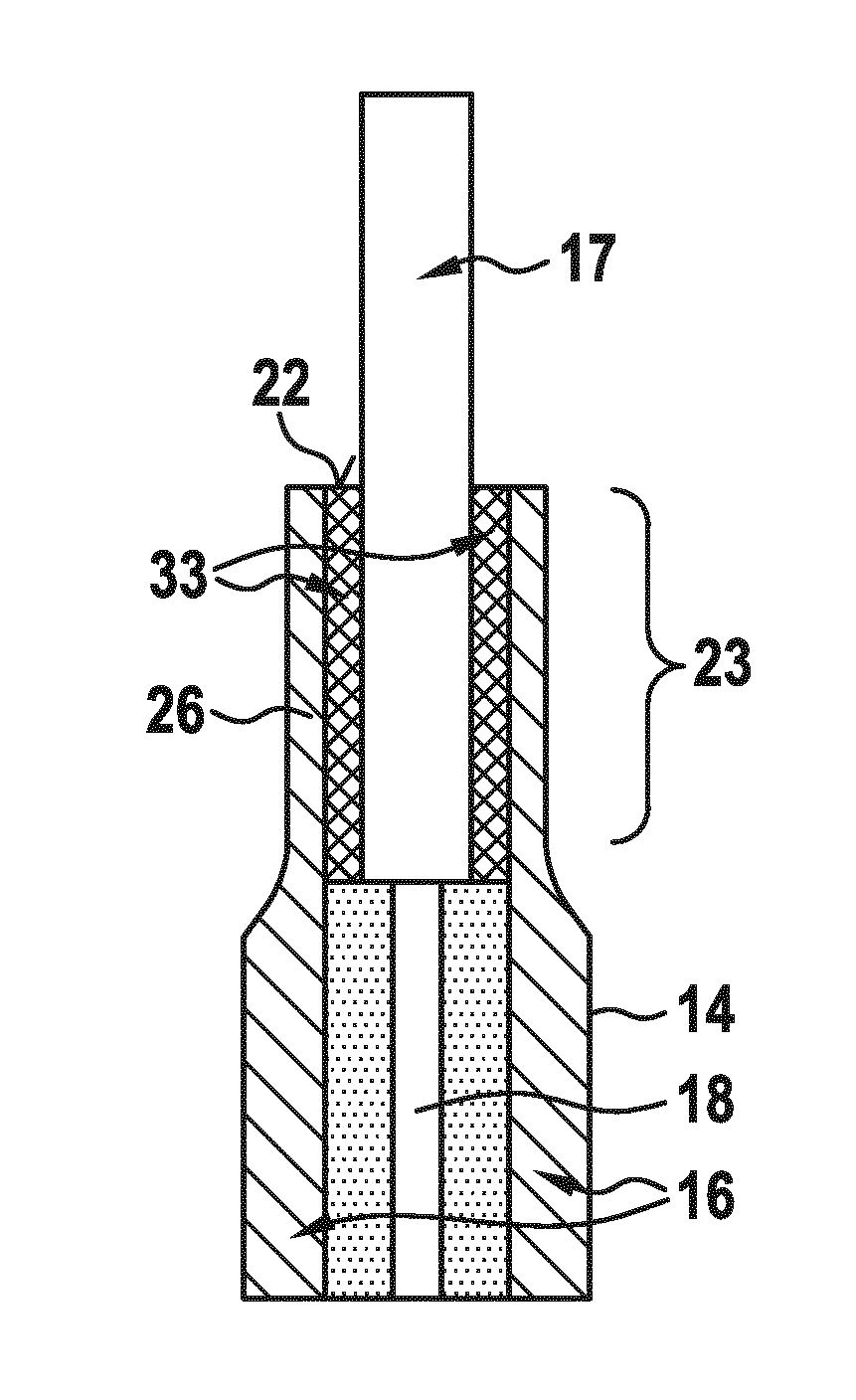 Glow plug and method for the production thereof