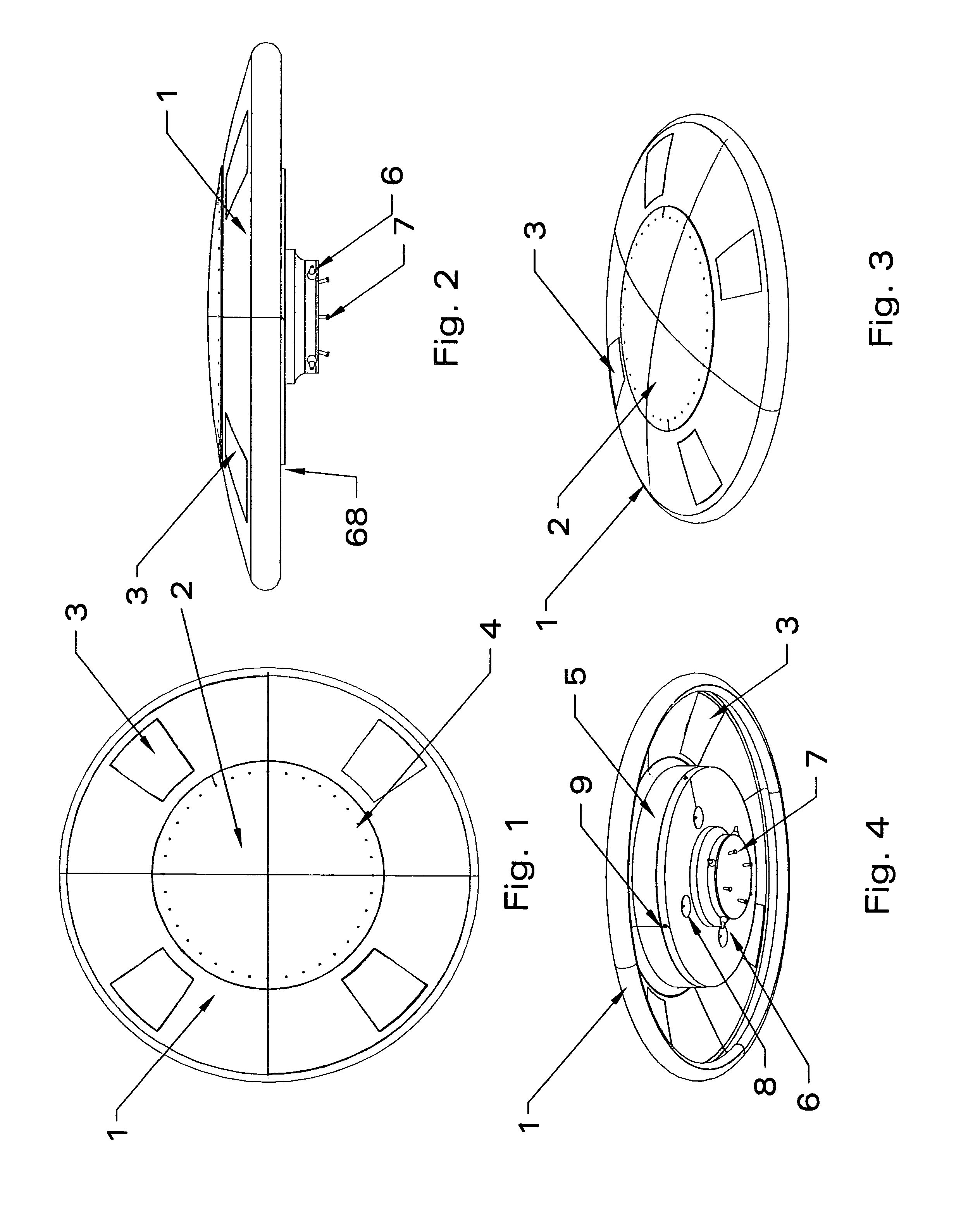 Saucer shaped gyroscopically stabilized vertical take-off and landing aircraft