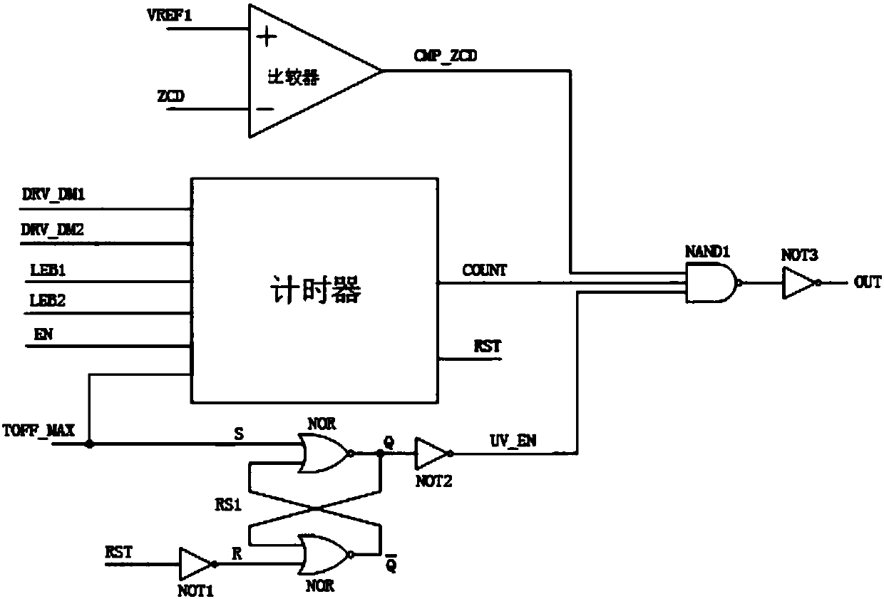 LED short-circuit protection circuit for BUCK-BOOST LED drive circuit