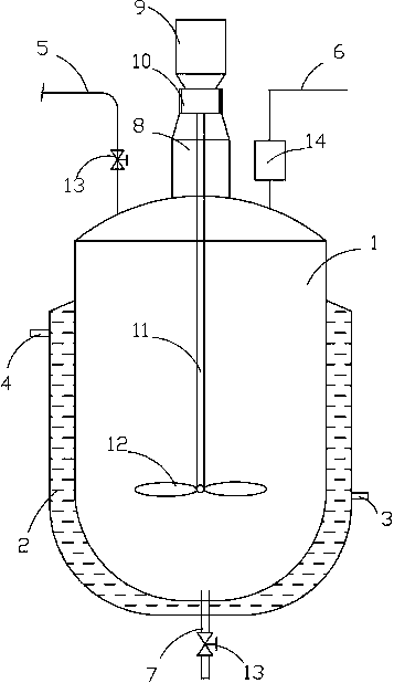 Efficient cooling crystallization kettle
