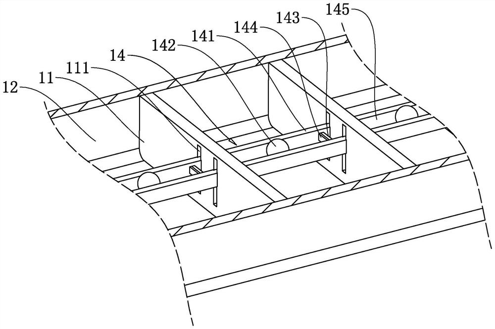 Movable supporting device for river-crossing bridge construction