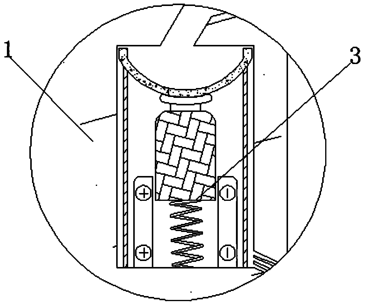 Casement window automatic closing device based on capacitance sensing