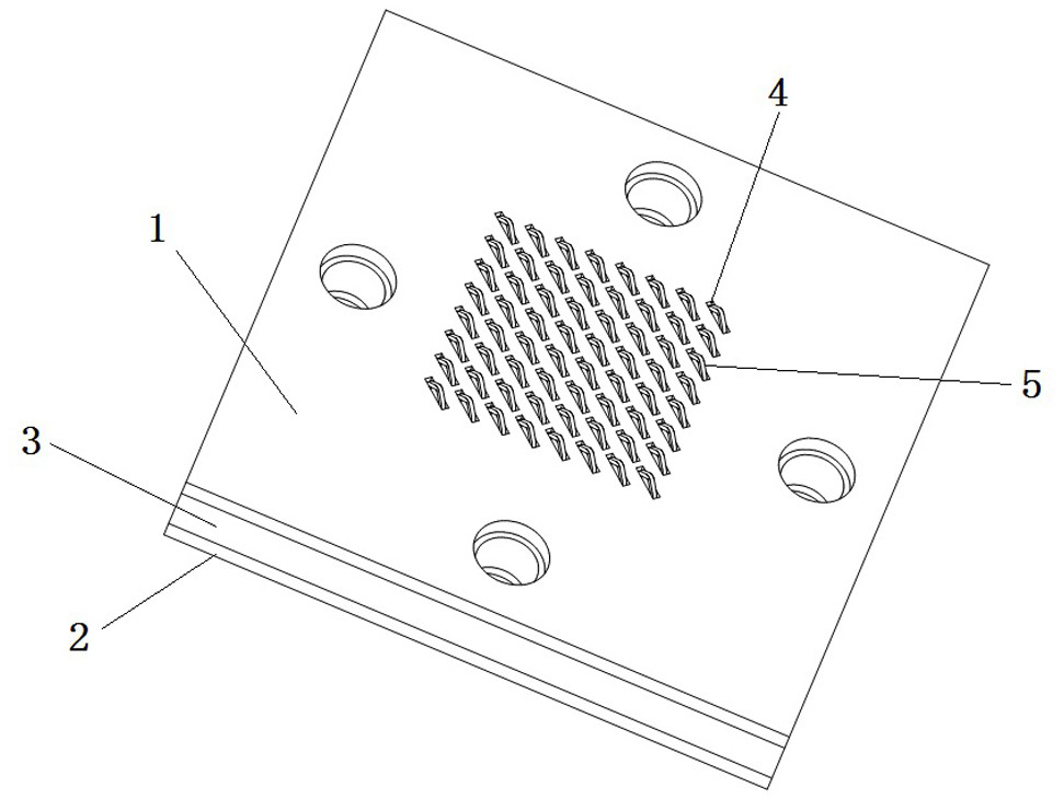 A kind of connector between parallel boards