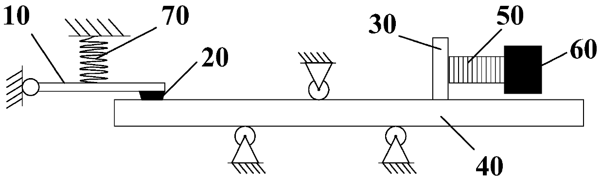 Friction force controllable type linear piezoelectric actuator and control method thereof