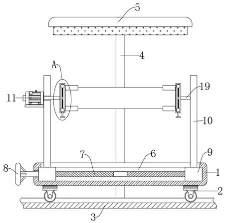 Nondestructive testing device for composite material