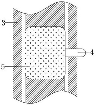 Nondestructive testing device for composite material