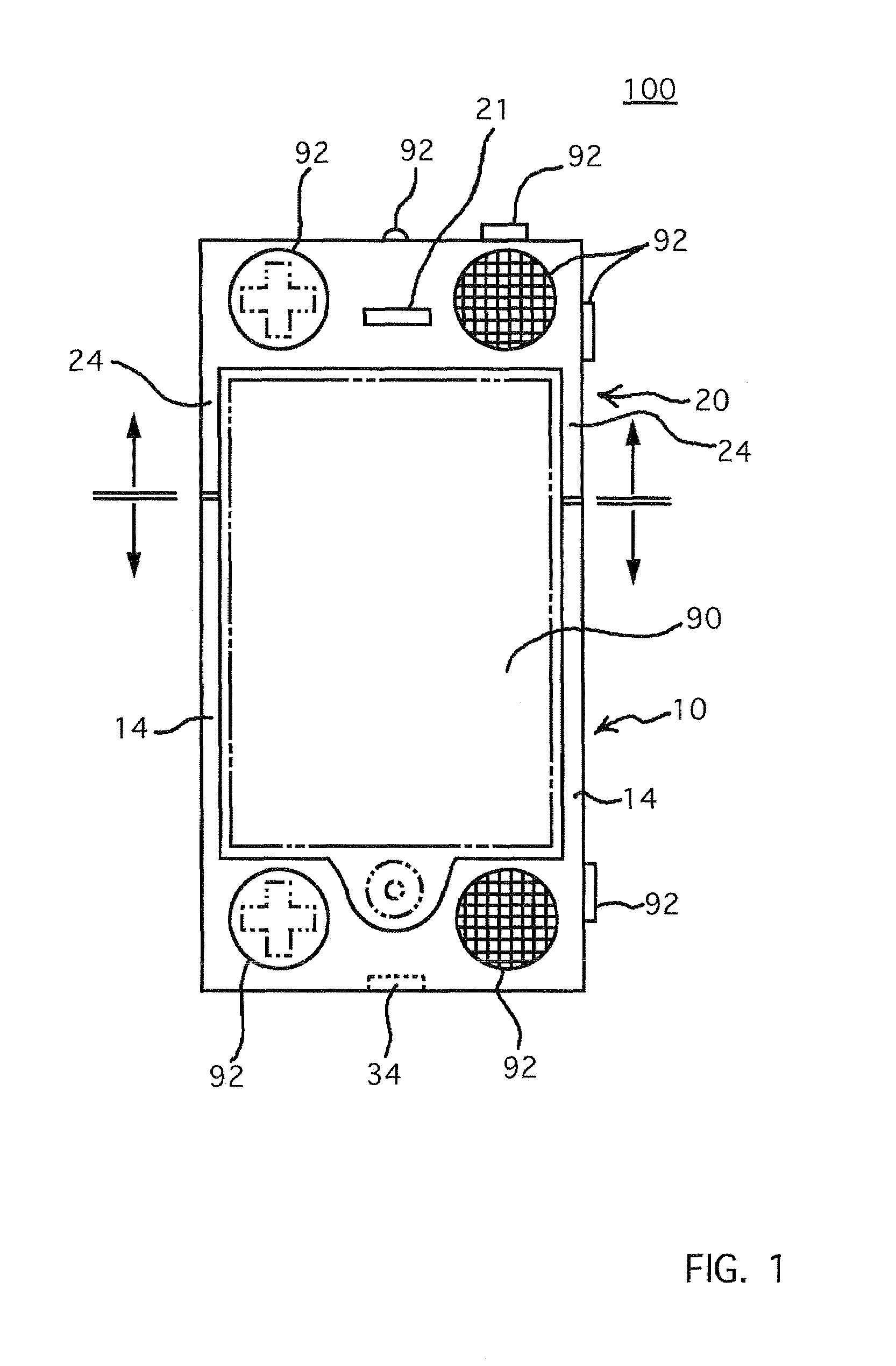Case battery with storage device