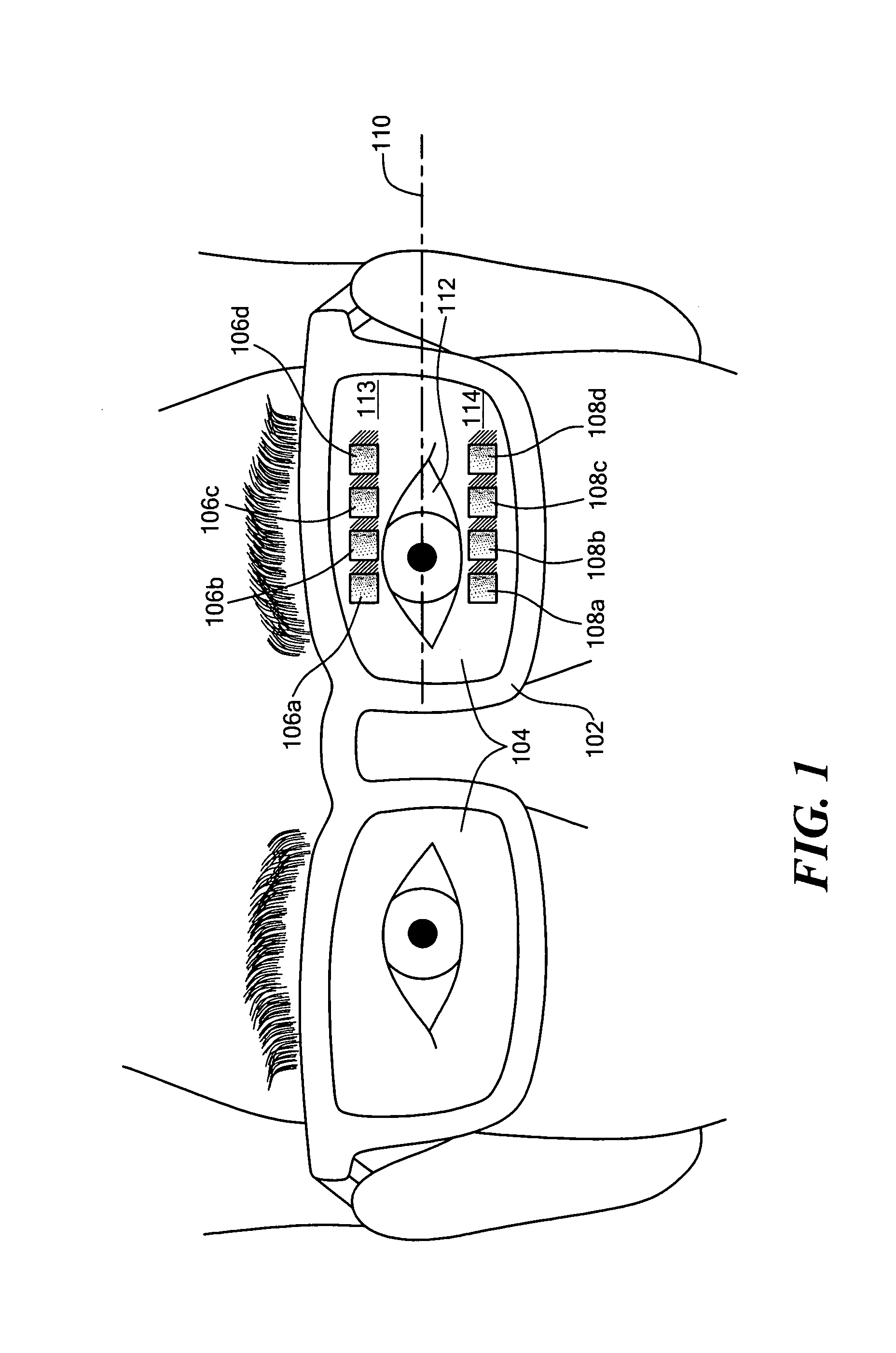 Peripheral field expansion device