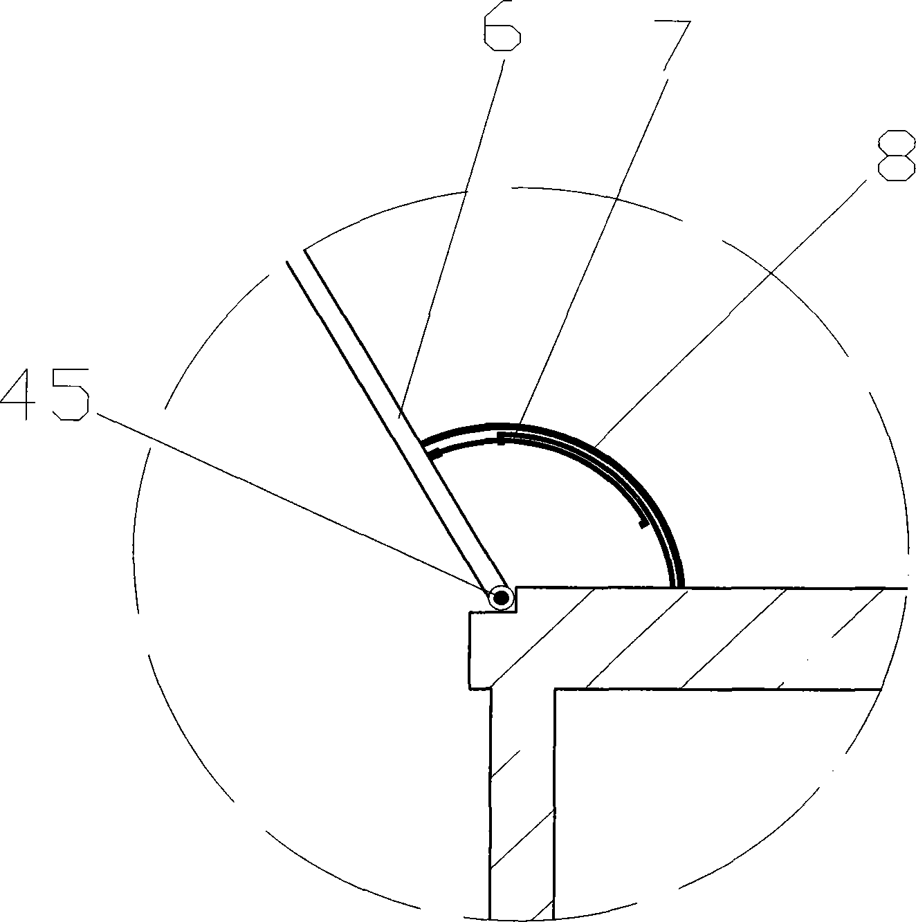 Rainwater separating treatment recycling device