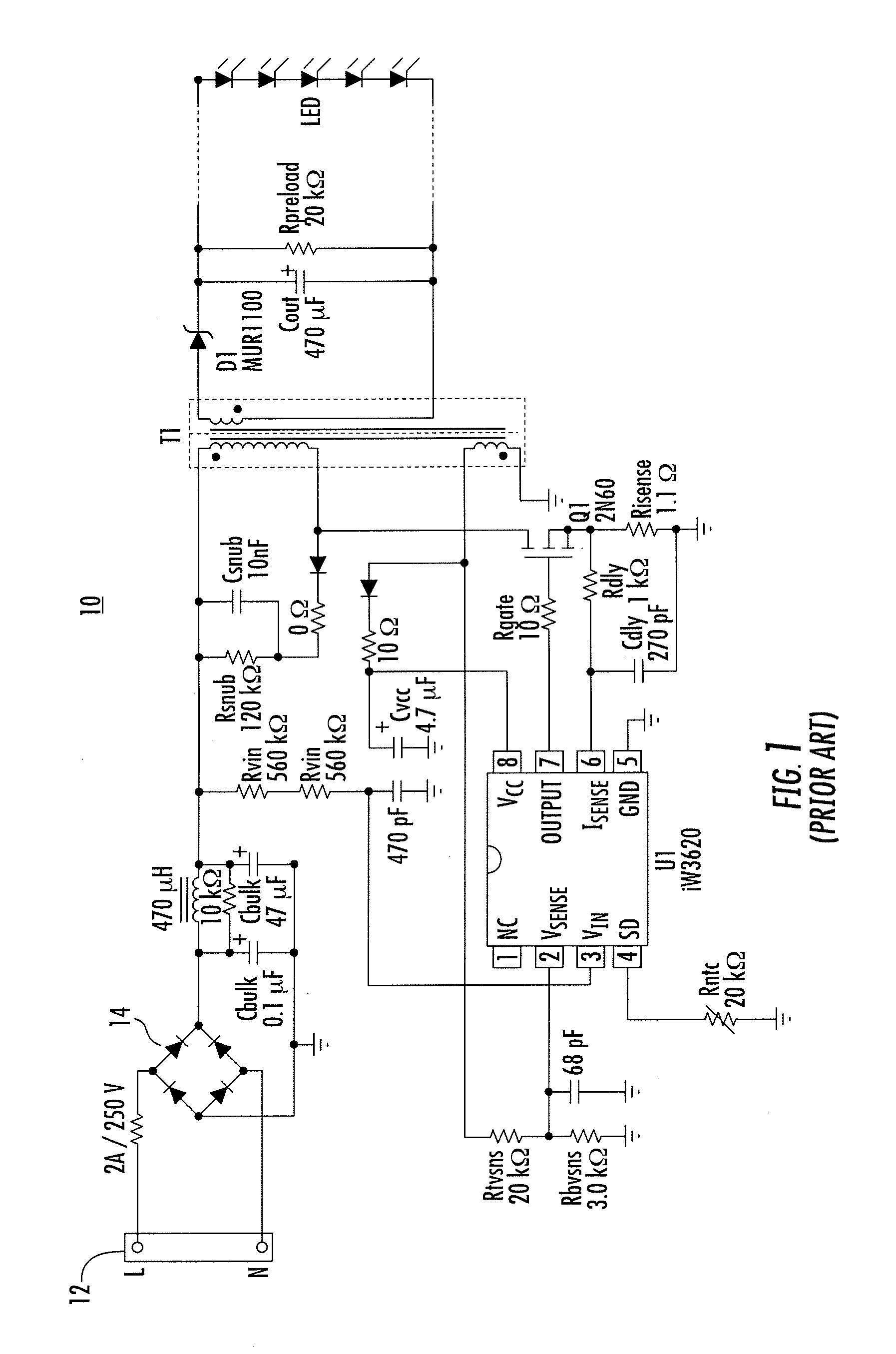 Light engine with LED switching array