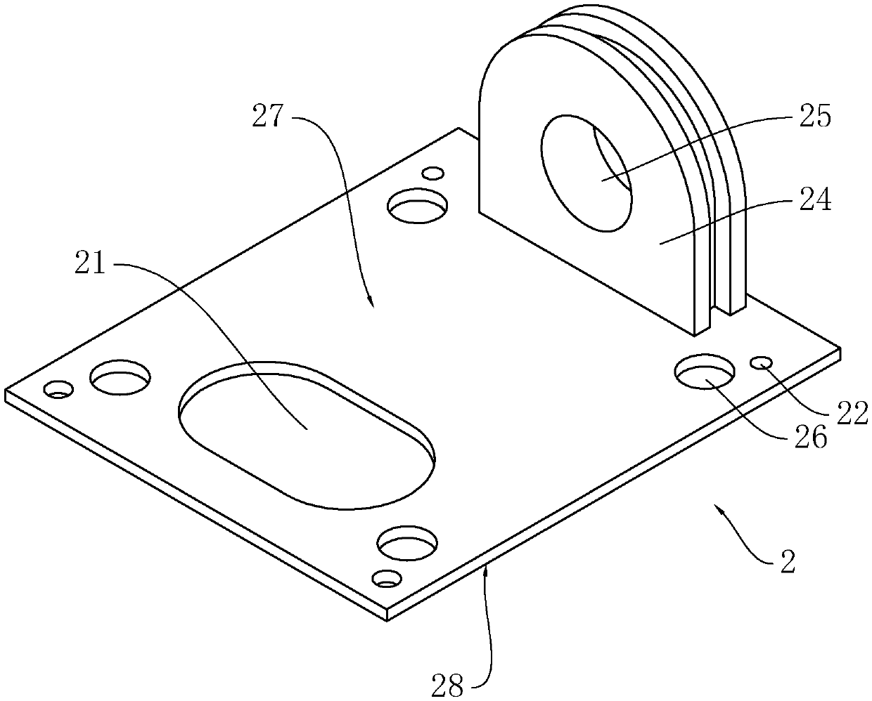 Electrical outlet device, motor and electrical appliance