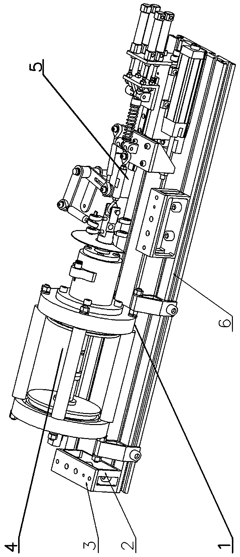 Rotating contact electric arc experimental device