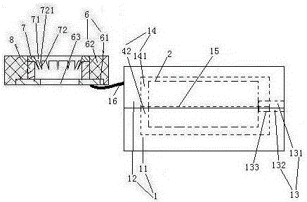 Automobile front axle casting mould with terminal block and manufacturing method of automobile front axle