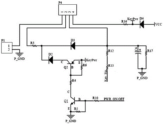 Power switch control circuit applied to patrol robot
