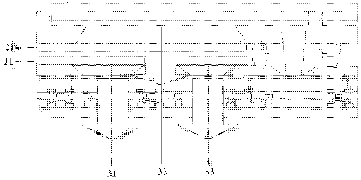 OLED color display screen and manufacturing method thereof