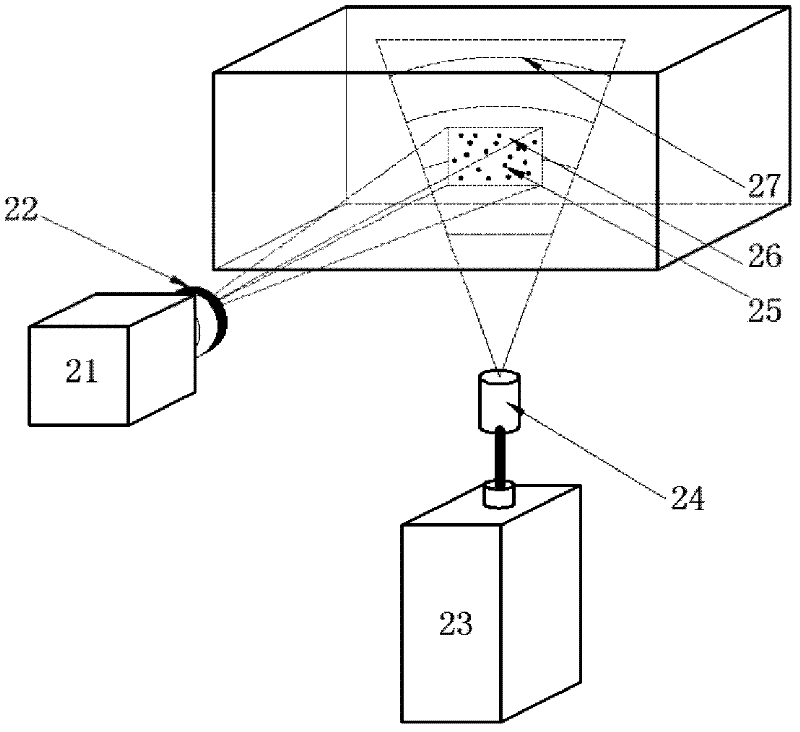 High frequency image acquisition system for measuring flow rate