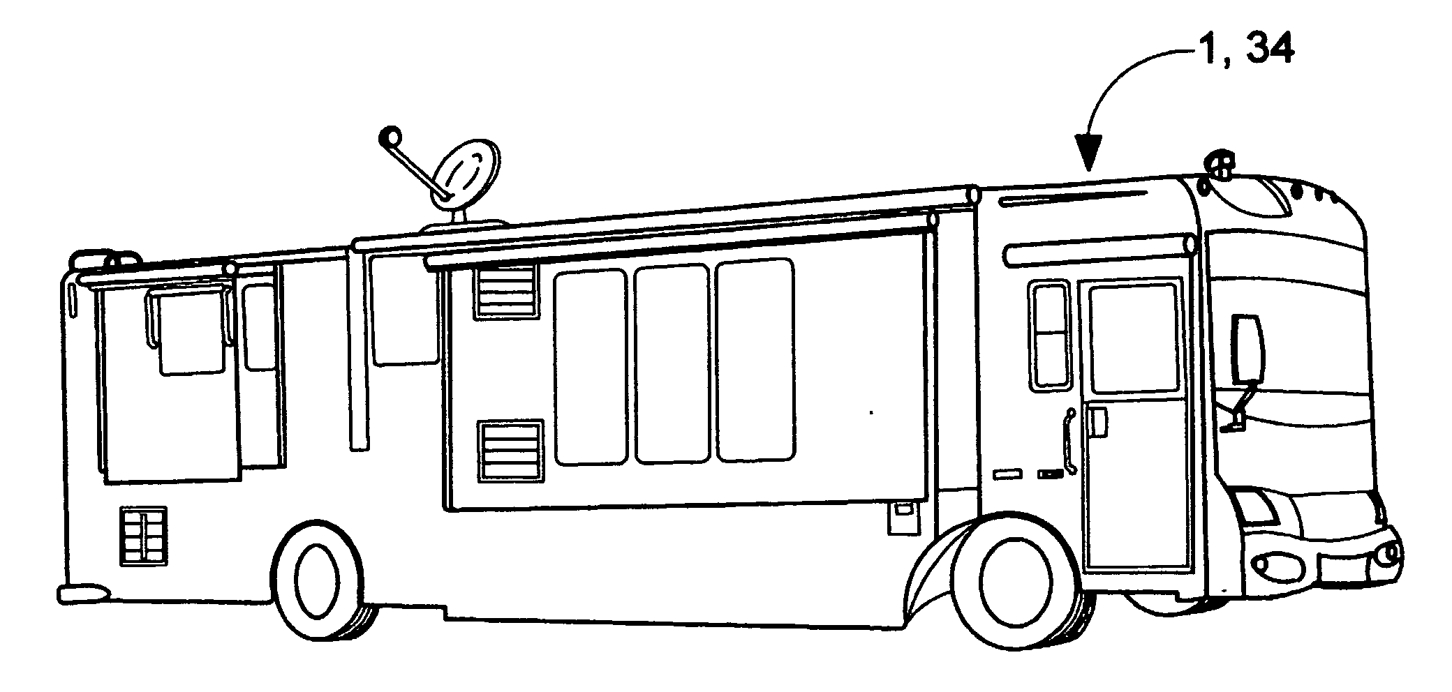 Vehicle and method for mobile hair care center