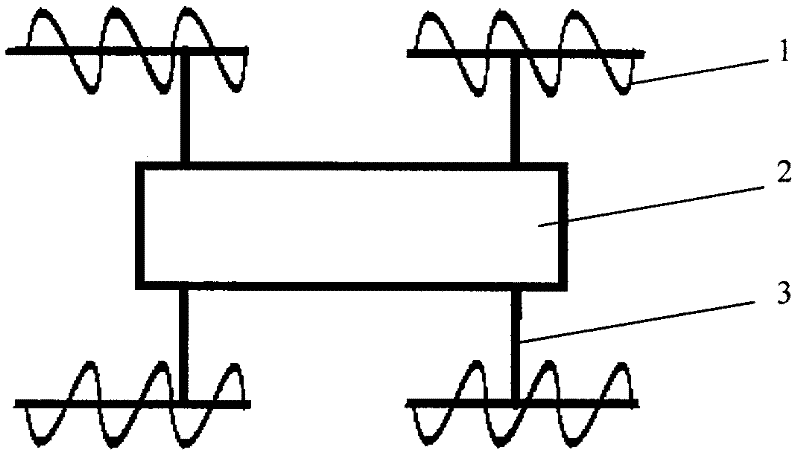 A spiral walking motion mechanism