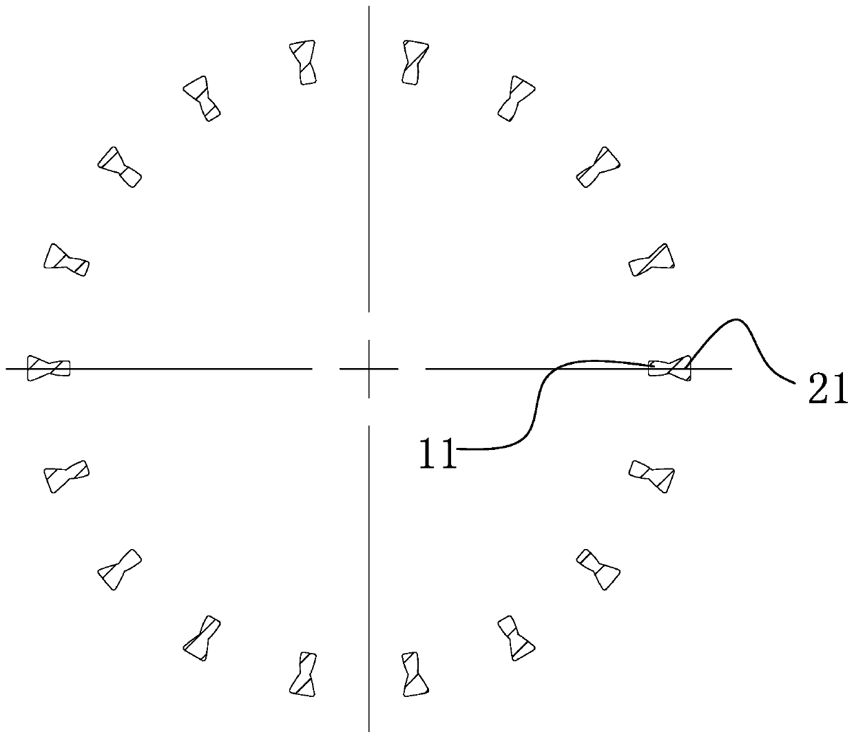 Angular contact ball bearing retainer