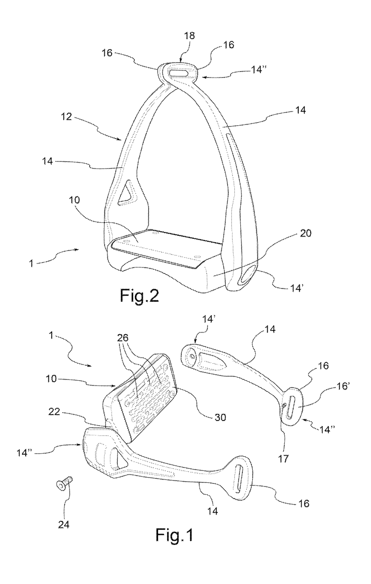 Stirrups for horseback riding