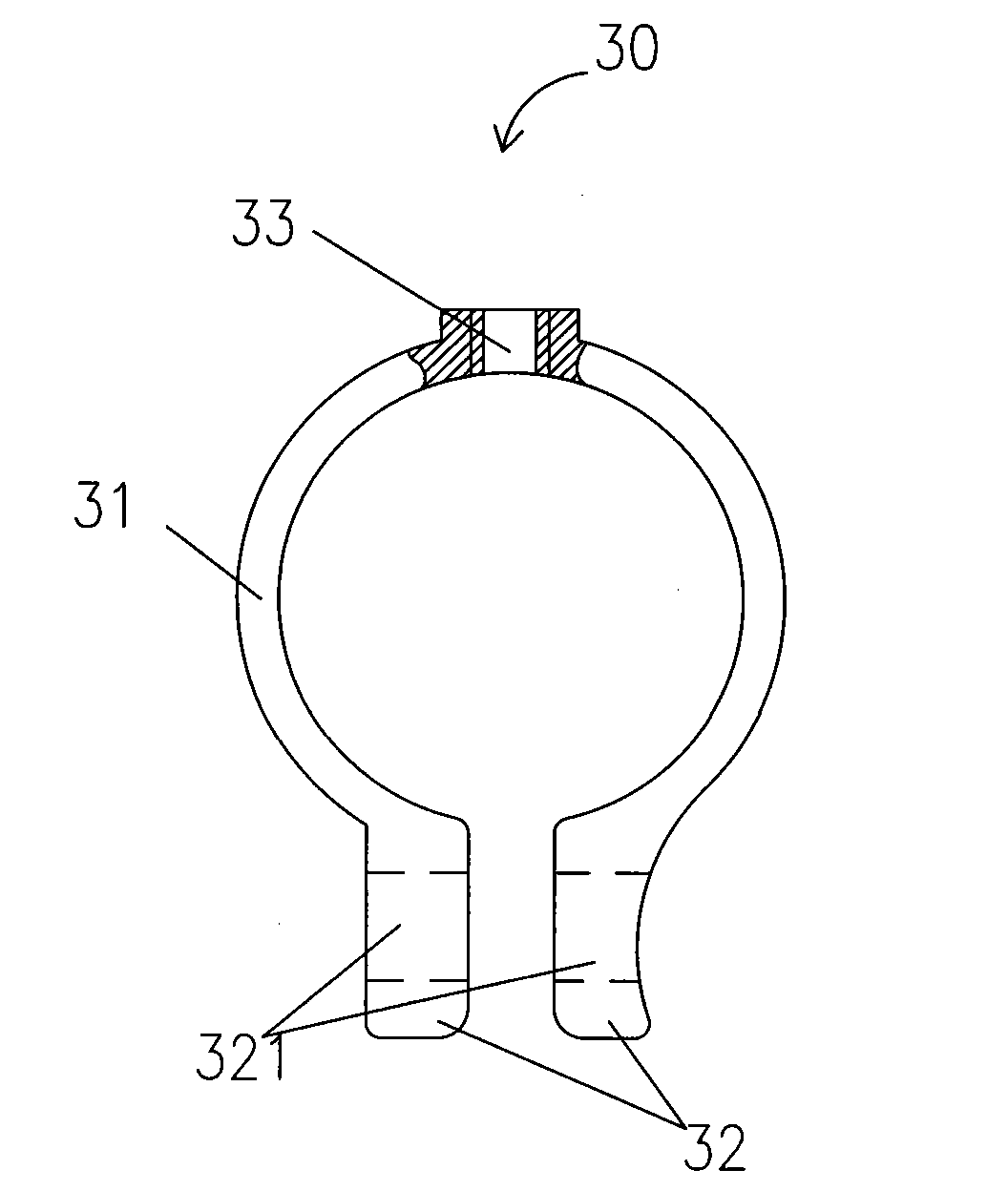Lifting rod connecting structure and lifting rod