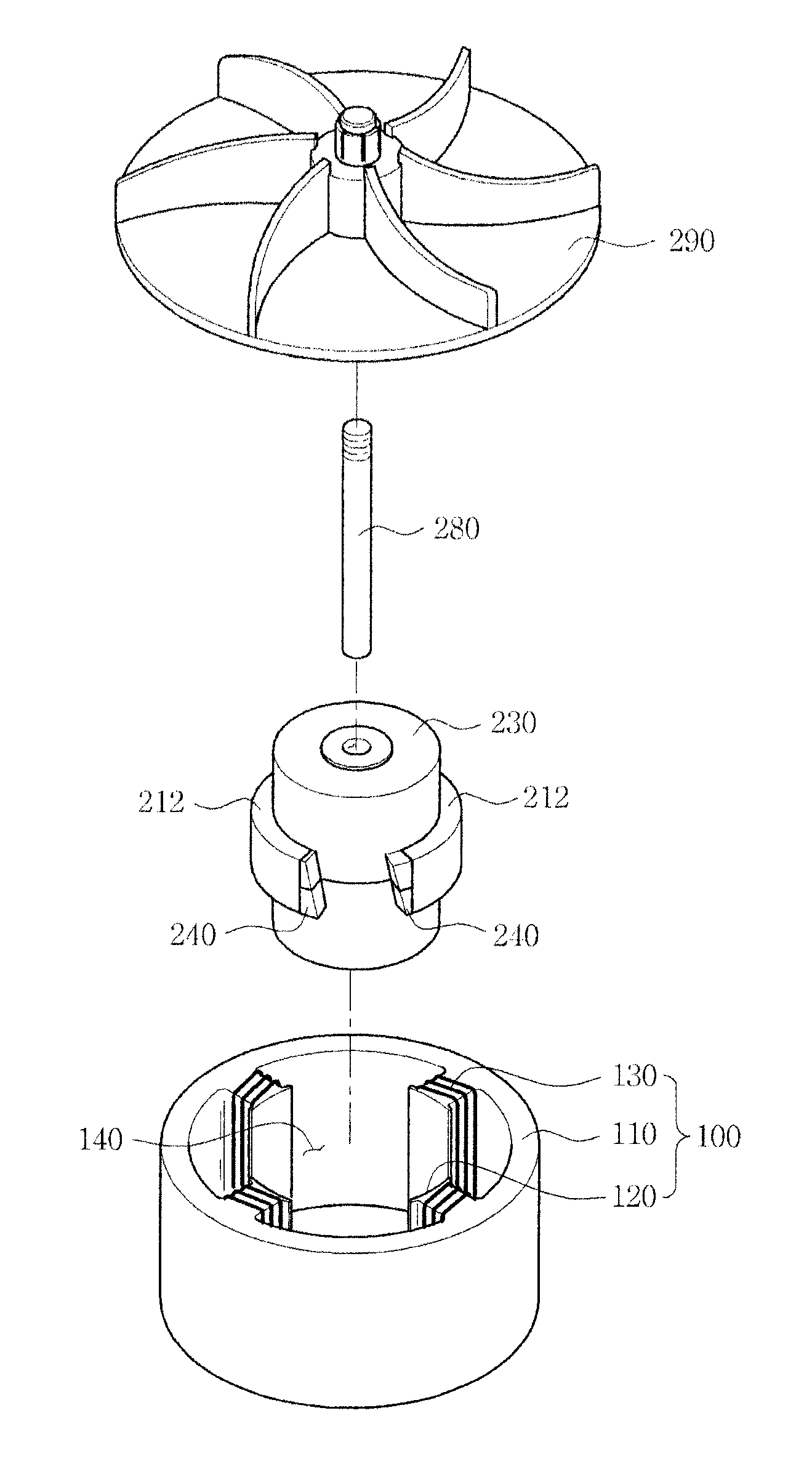 Switched reluctance motor