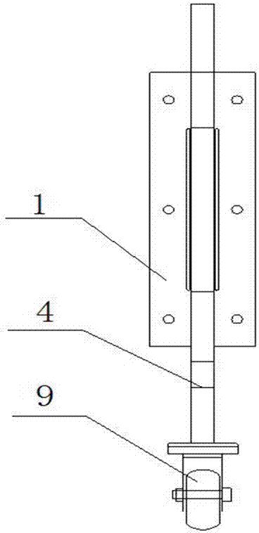 Automatic bolt device of door