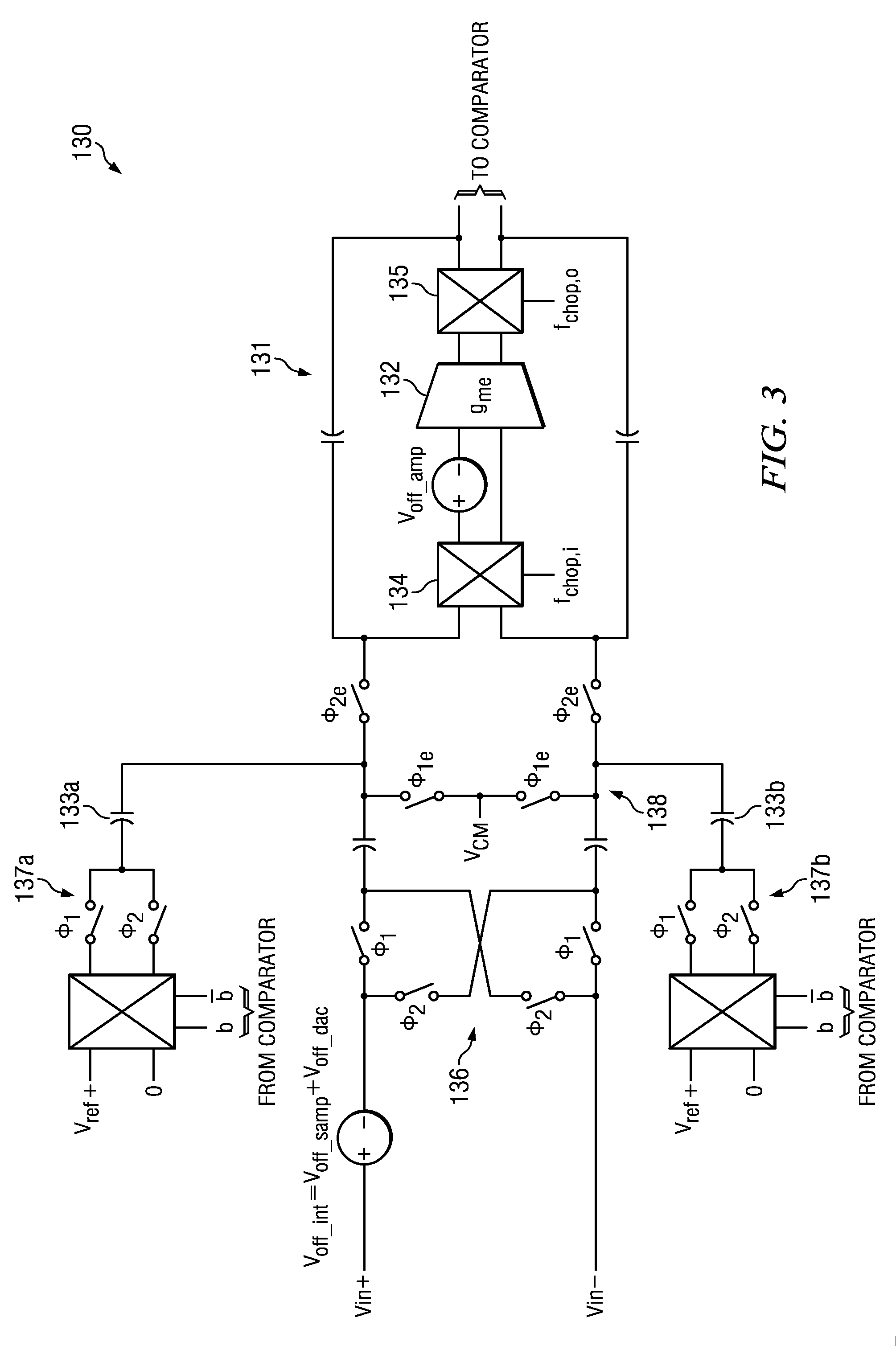 Multistage chopper stabilized delta-sigma ADC with reduced offset