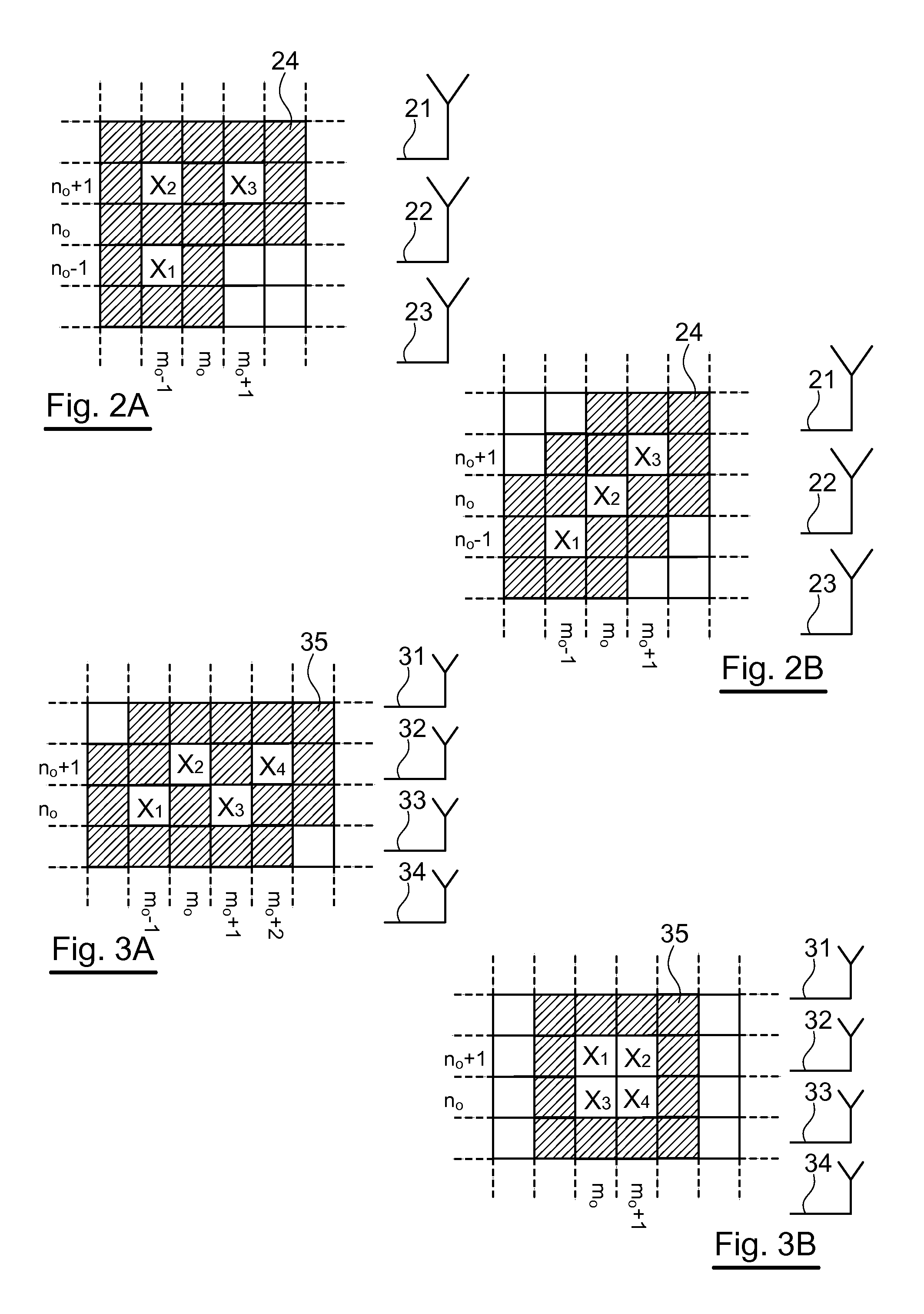 Method for transmitting a multicarrier signal designed for limiting interference, signal, emitting device, receiving method and device and corresponding computer programs
