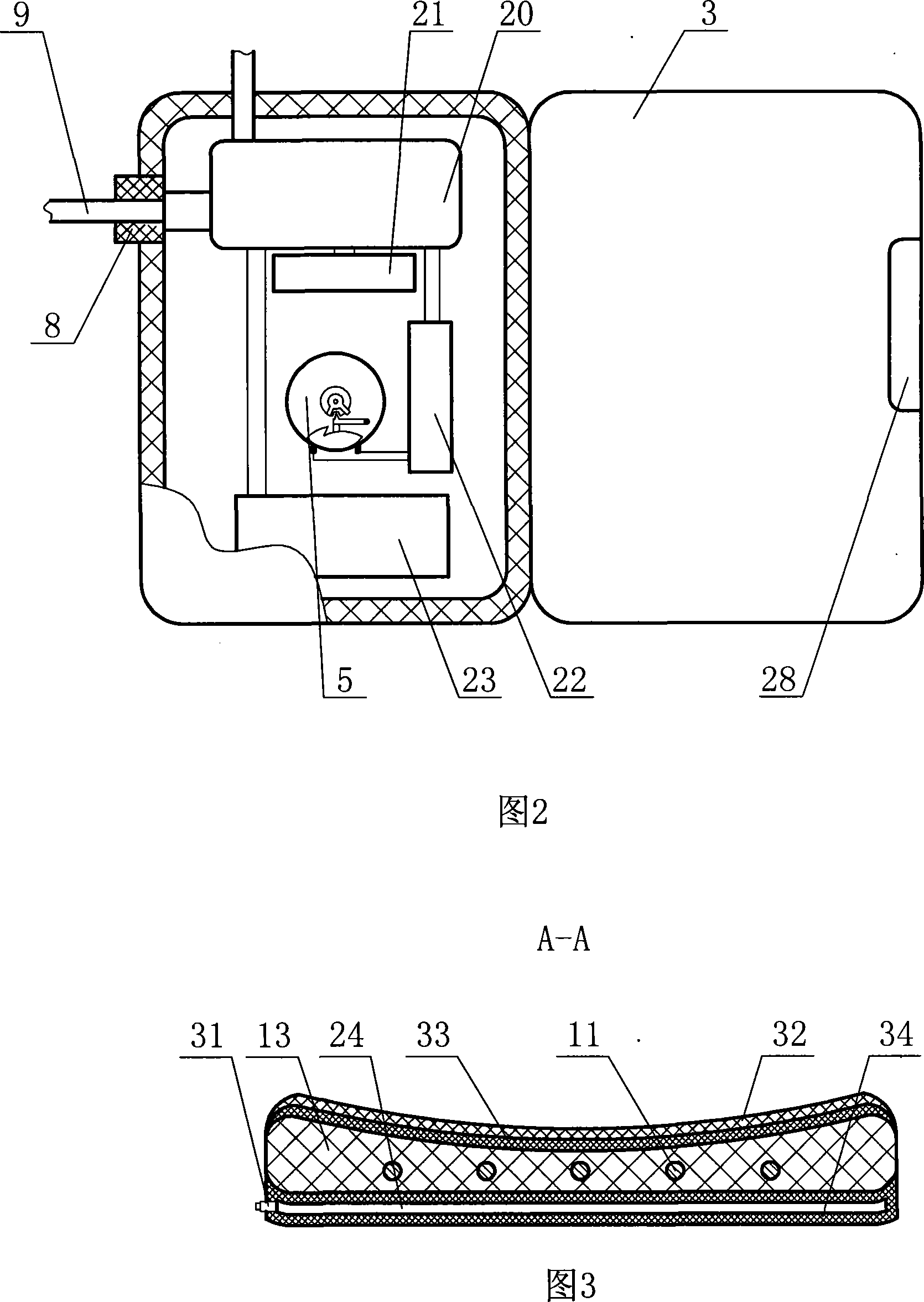 Male electro-heat constant temperature contraceptive device for external application