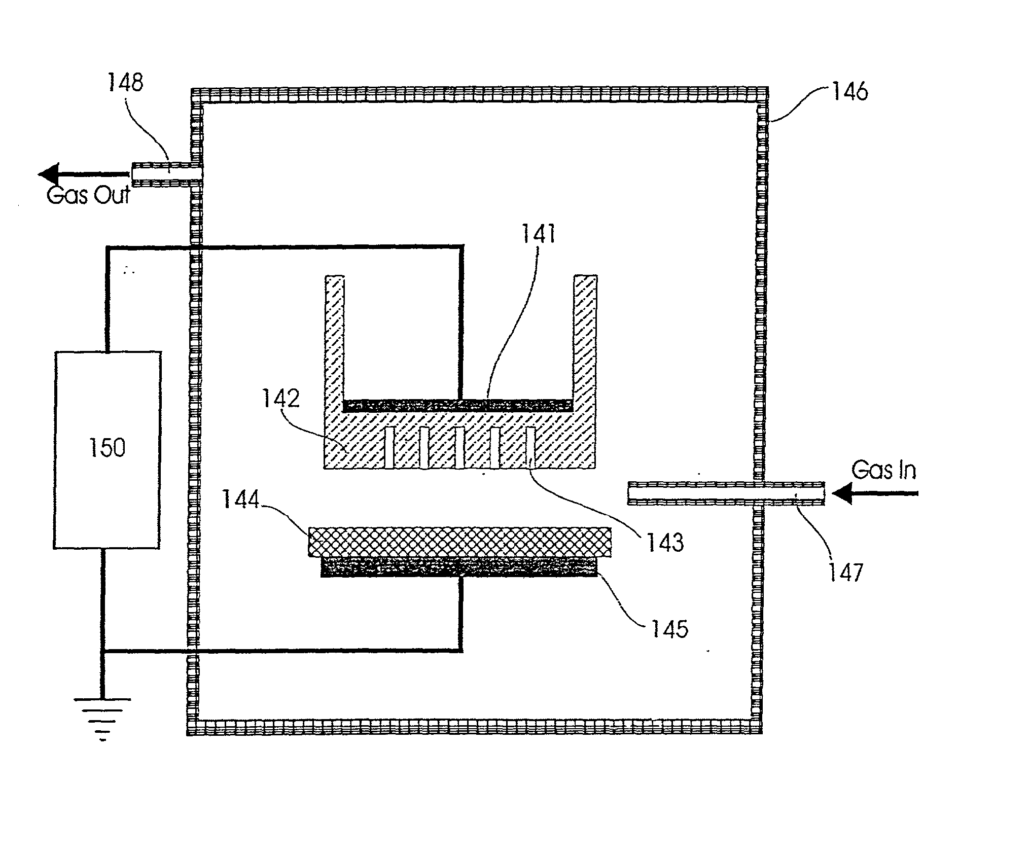 Method and apparatus having plate electrode for surface treatment using capillary discharge plasma