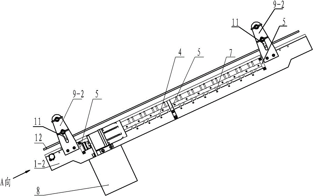 A valve buffer feeding device