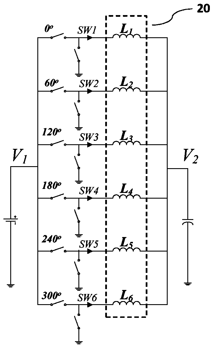 Power converter, inductance element and inductance cutting control method