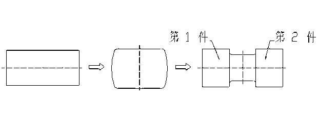 Method for forging and pressing semi-coupler with large section and high height-diameter ratio by using 31.5 MN of oil press