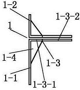 Lining end module for embedded water stop belt