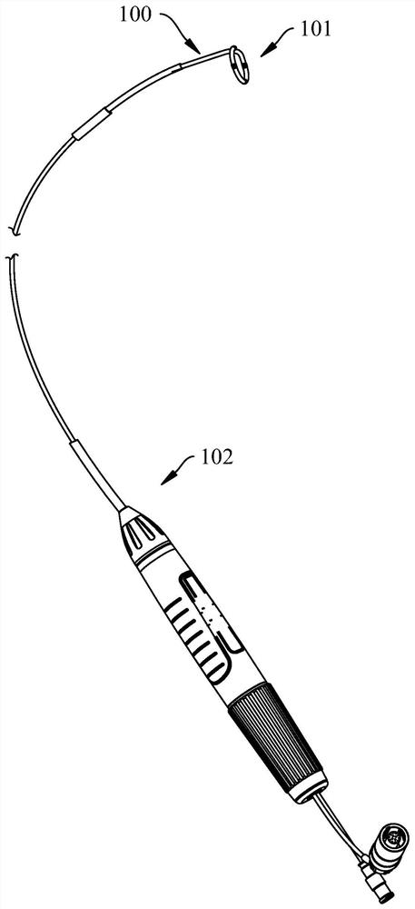 Radiofrequency ablation catheter for performing pulmonary nerve ablation