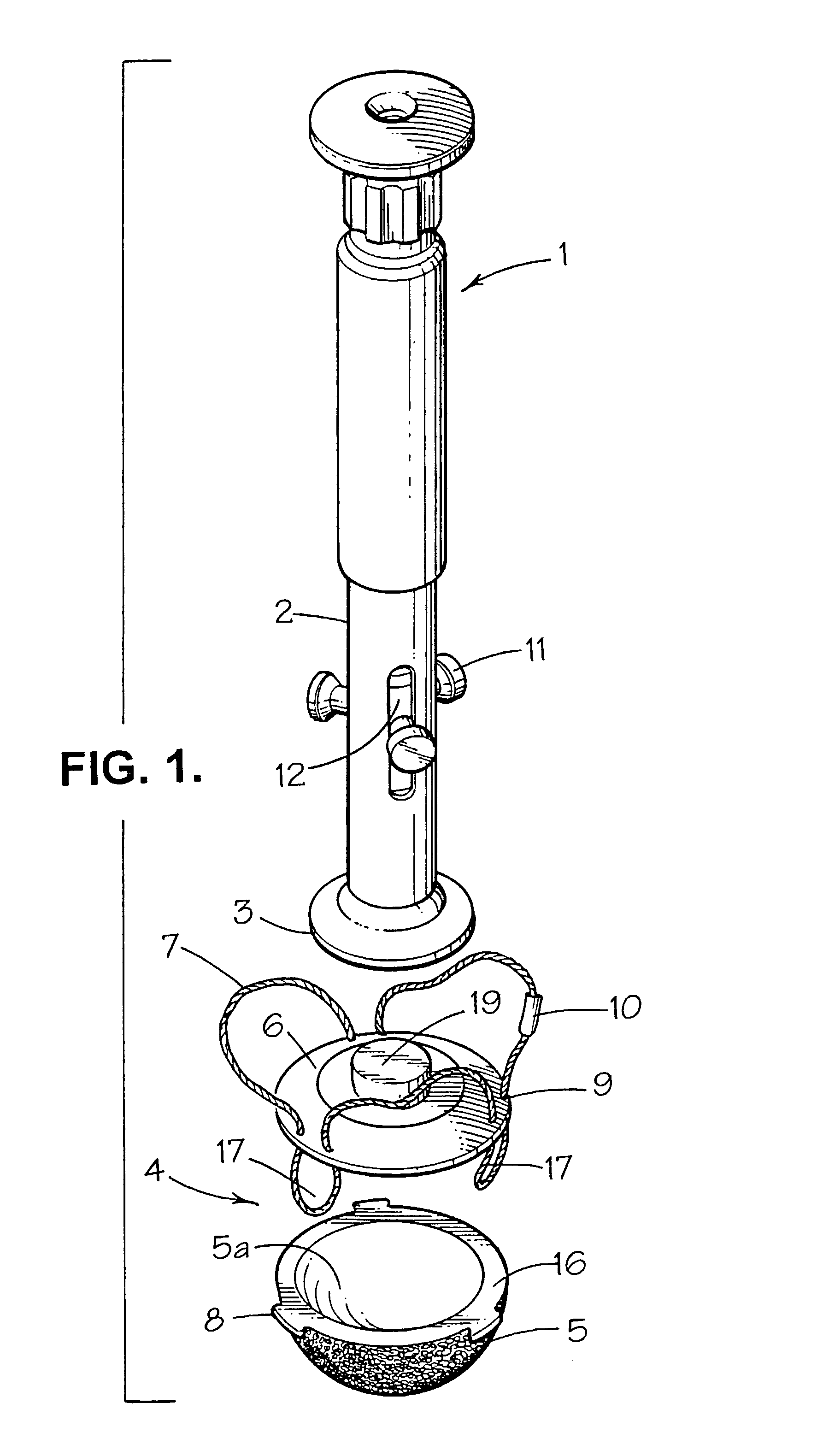Prosthetic implant and surgical tool