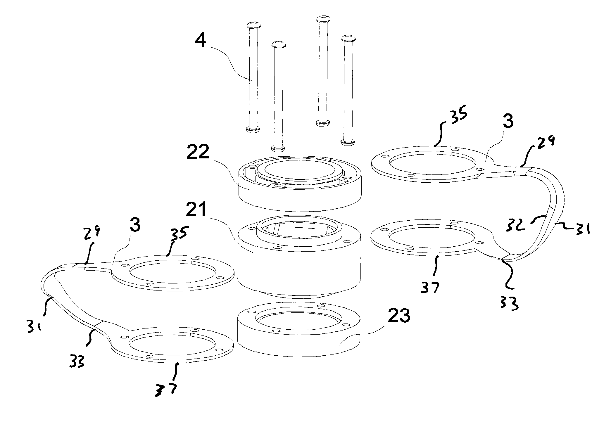 Cutting implement for food processor