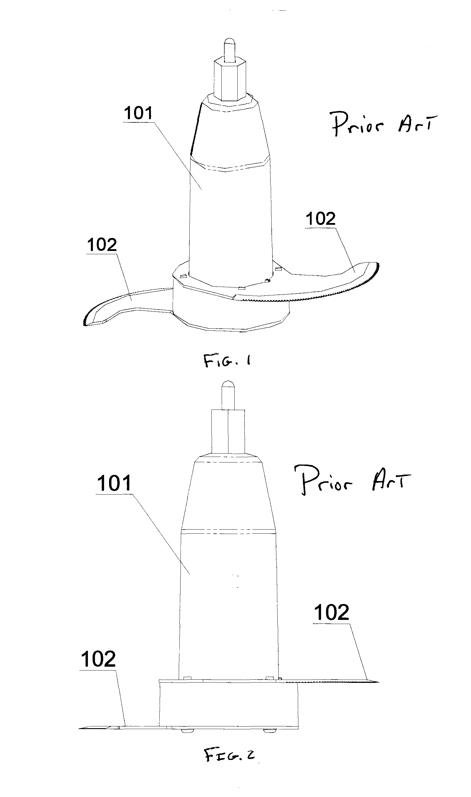 Cutting implement for food processor