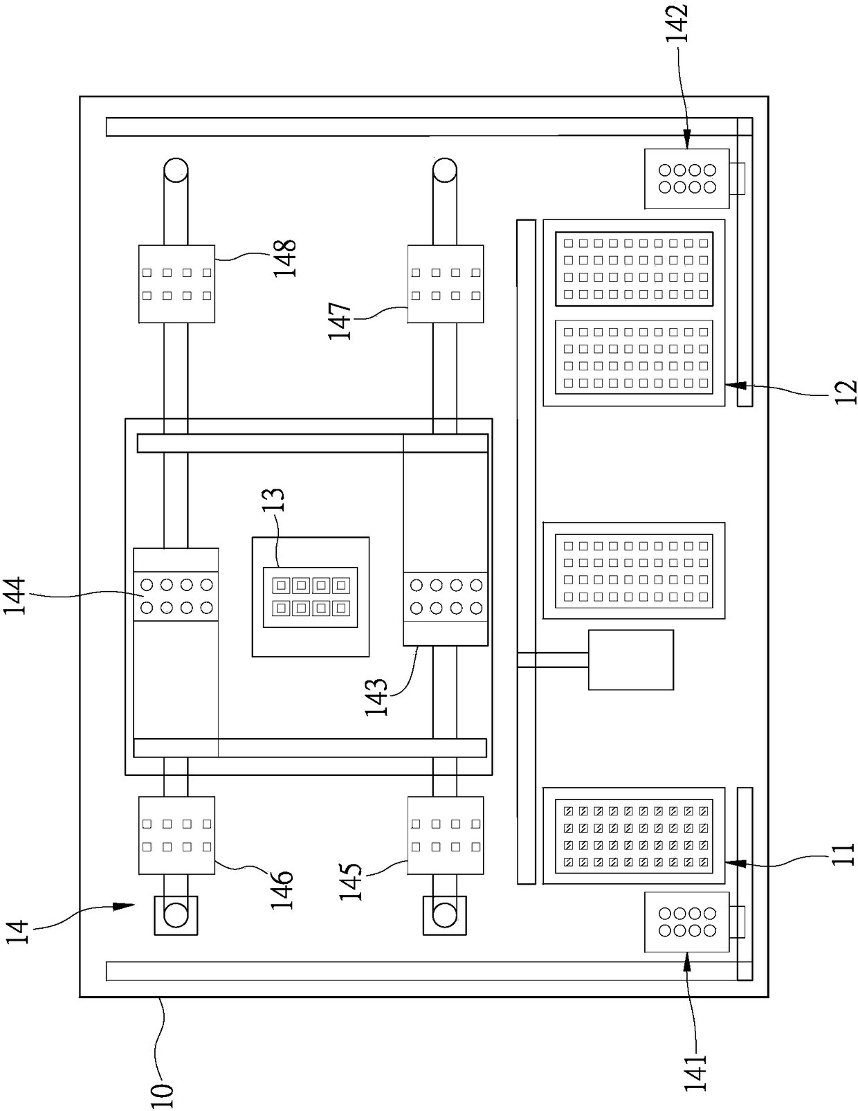 Electronic component test sorting equipment