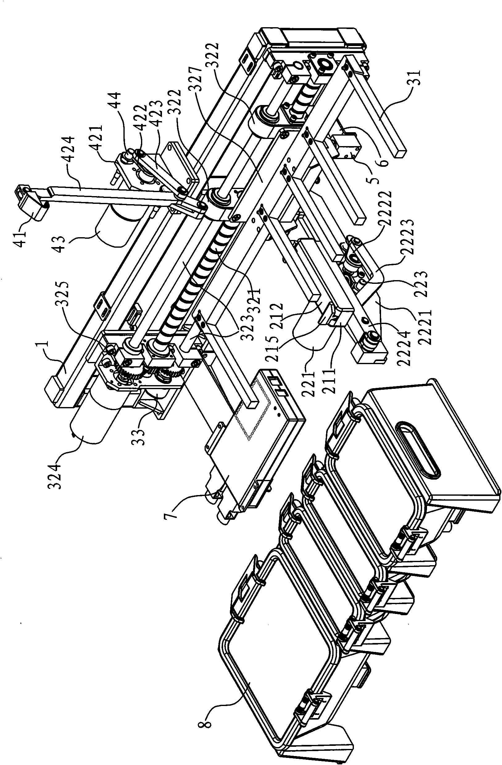 Automatic feeding device and automatic cooking device thereof
