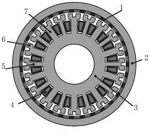 Short circuit fault tolerant control method for five-phase fault tolerant permanent magnet motor