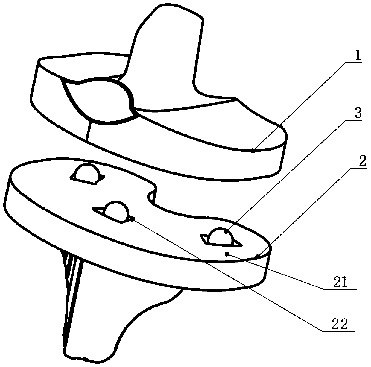 Rotating Platform Knee Prosthesis