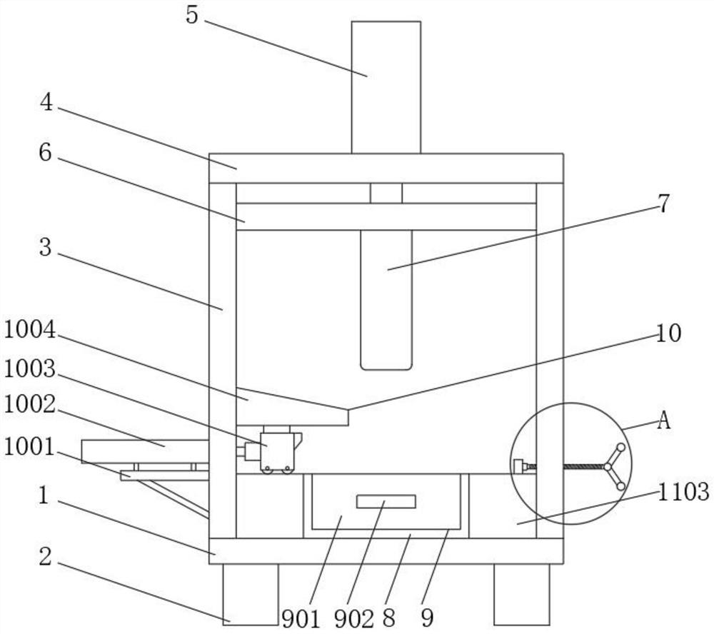 Forming workbench for manufacturing automobile front bumper energy absorption box and operation method of forming workbench