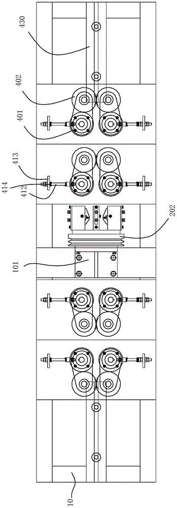 A bamboo degreening machine